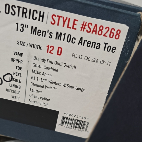 Tony Lama Green and Brown Western Boots - Picture 4 of 4